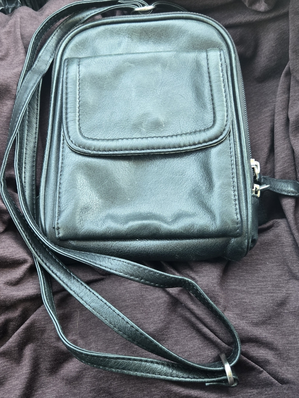 Osgoode Marley RFID Leather Mini Organizer Crossbody